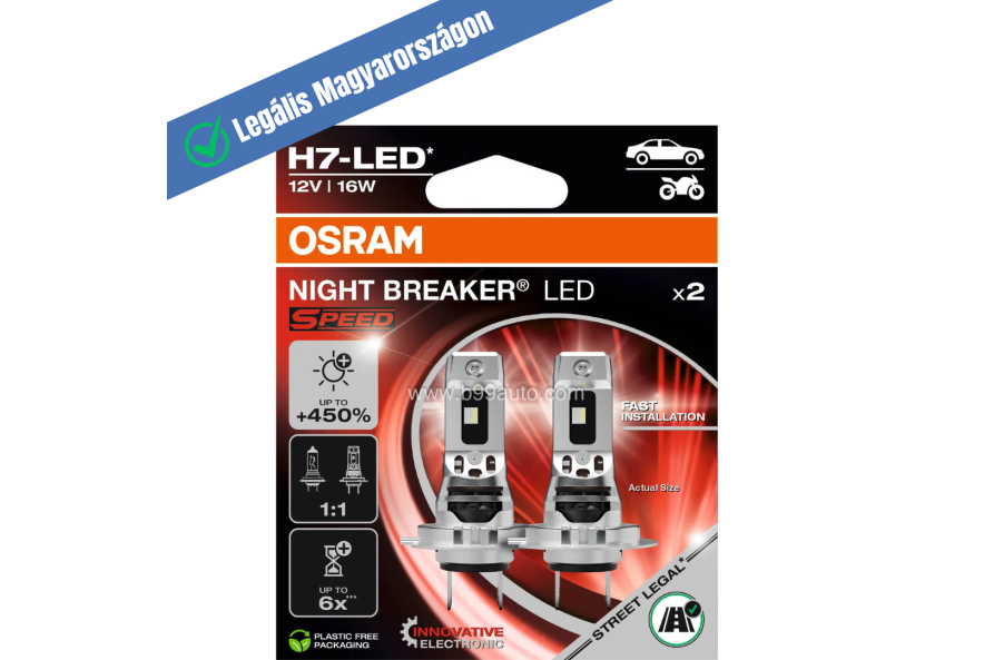 Osram Night Breaker H7 LED SPEED +450%